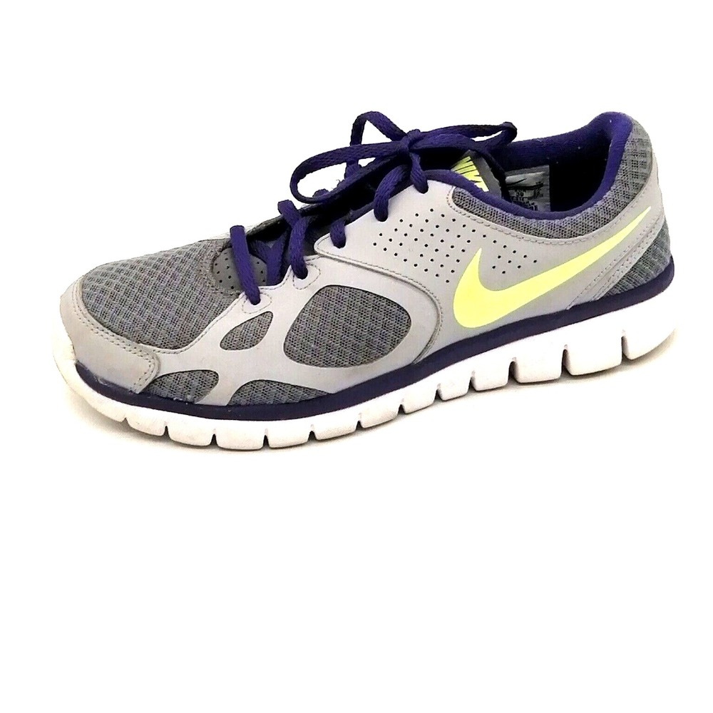 Nike Shoe Womens Flex Gray Yellow 8 Running Sneakers Athletic Comfort 512108-014